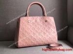 AAA Class Clone Louis Vuitton MONTAIGNE Ladies Rose Ballerine Handbag shop online